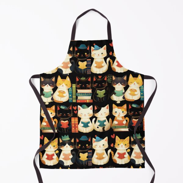 Item preview, Library Cats, Cats On the Book Shelf designed and sold by xiao xuans.