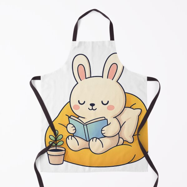 Item preview, Cute Reading Bunny Cozy Book Lover Design designed and sold by SoftSproutstu.