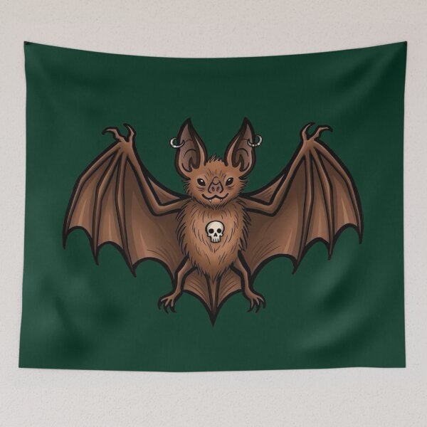 Item preview, Goth Bat Aesthetic: Grunge Spirit Animal & Skull Art designed and sold by KabronX.