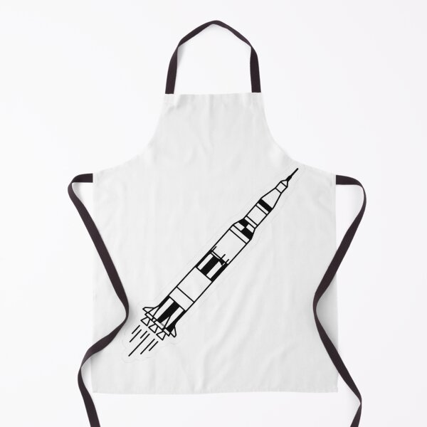 Item preview, Minimal Saturn V Rocket Outline designed and sold by IllustrifyArts.