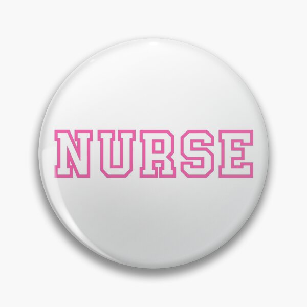 Item preview, Nurse - Pink Aesthetic Design Varsity Letters Embroider designed and sold by Nesstitches.