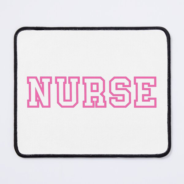 Item preview, Nurse - Pink Aesthetic Design Varsity Letters Embroider designed and sold by Nesstitches.