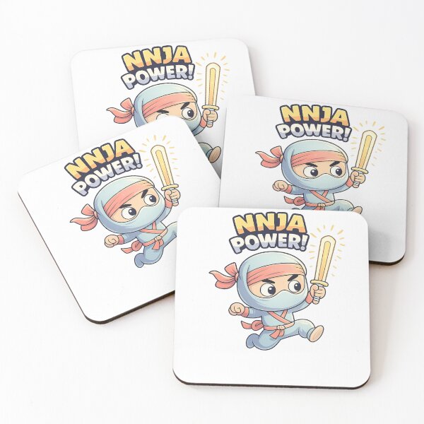 Item preview, Ninja Power Cute Little Ninja Design designed and sold by SoftSproutstu.