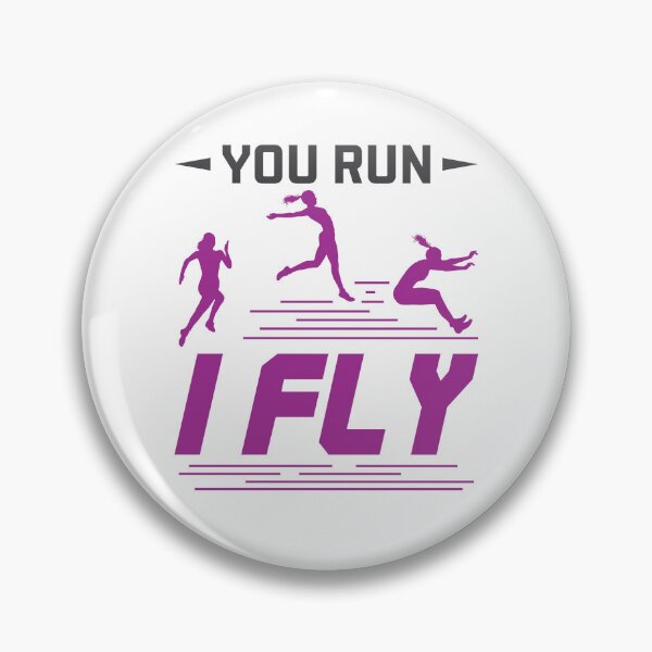 Item preview, Long Jump Women You Run I Fly designed and sold by jaygo.