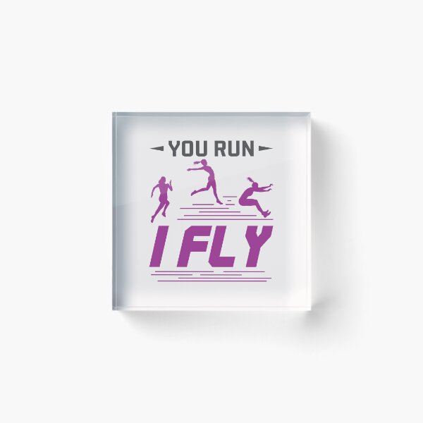 Item preview, Long Jump Women You Run I Fly designed and sold by jaygo.