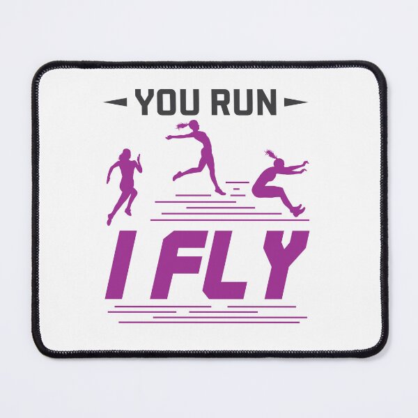 Item preview, Long Jump Women You Run I Fly designed and sold by jaygo.