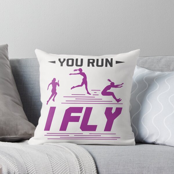 Item preview, Long Jump Women You Run I Fly designed and sold by jaygo.