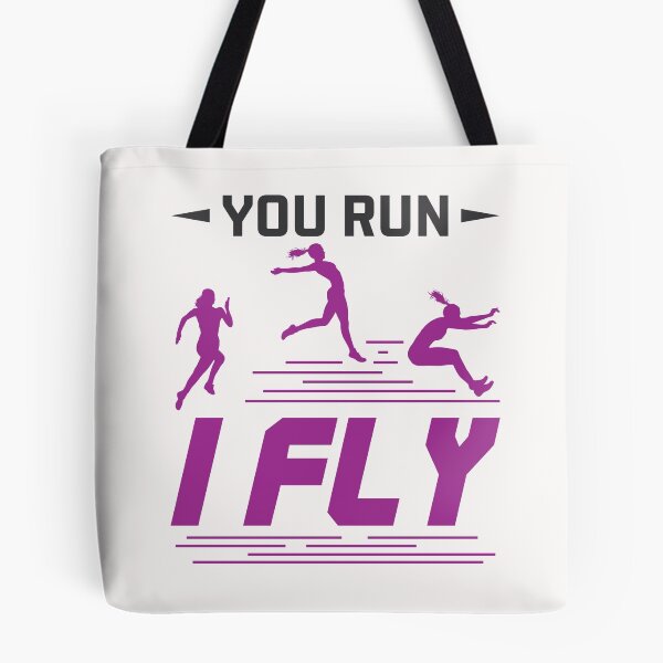 Item preview, Long Jump Women You Run I Fly designed and sold by jaygo.