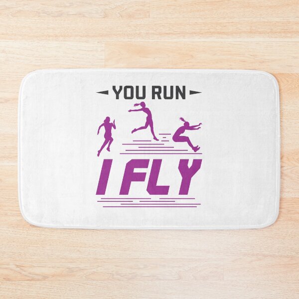 Item preview, Long Jump Women You Run I Fly designed and sold by jaygo.
