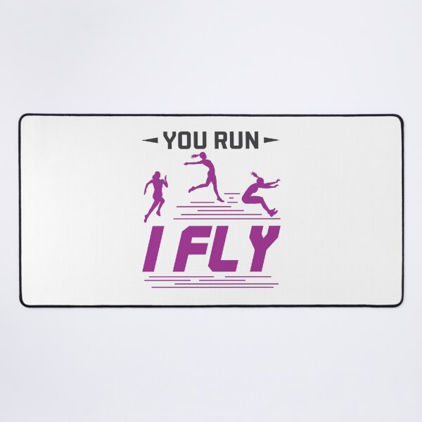 Item preview, Long Jump Women You Run I Fly designed and sold by jaygo.