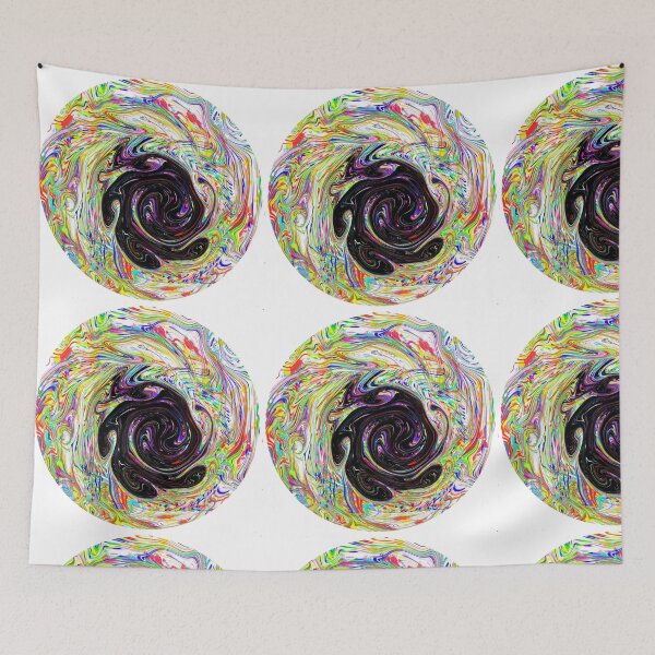 Item preview, Vibrant Rainbow Swirl Ring Explosion  designed and sold by Naked Drop.