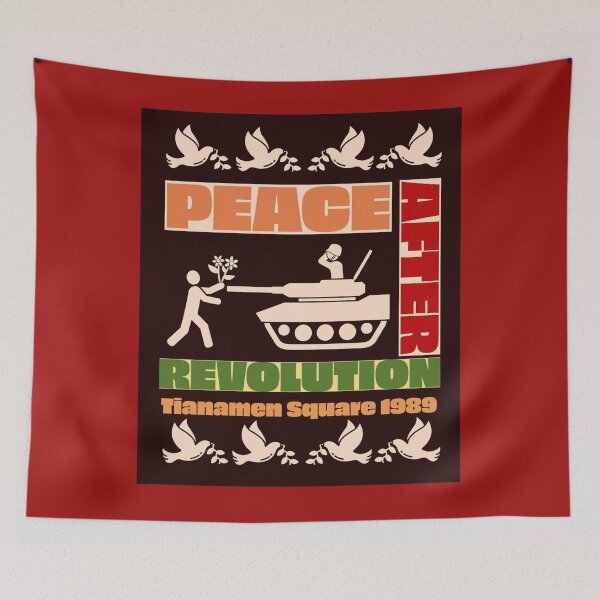 Item preview, Peace After Revolution - Tianamen Square 1989 Commemorative Design designed and sold by thelivingrp.