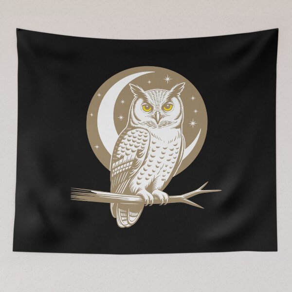 Item preview, Celestial Owl Night Watch - Optimized for Dark Apparel designed and sold by ArthousePromos.