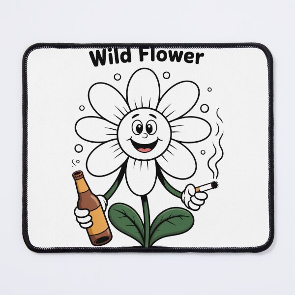 Item preview, Wild Flower Funny Graphic designed and sold by Gallory Hive.