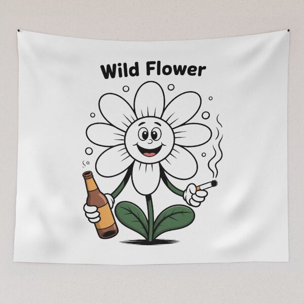Item preview, Wild Flower Funny Graphic designed and sold by Gallory Hive.