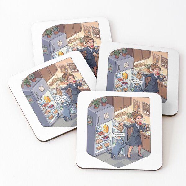 Item preview, Mother’s Day Morning Chaos Cat Mom – Funny Pixel Art Breakfast Rush designed and sold by PawMic.