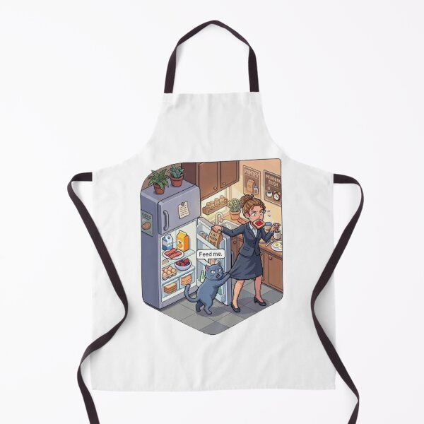 Item preview, Mother’s Day Morning Chaos Cat Mom – Funny Pixel Art Breakfast Rush designed and sold by PawMic.