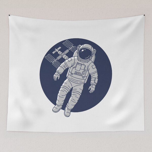 Item preview, Astronaut ISS Frame Orbit designed and sold by IllustrifyArts.