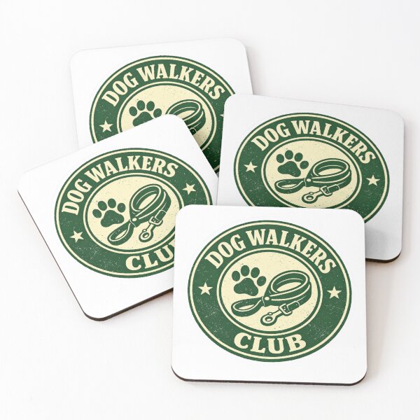 Item preview, Dog Walkers Club Vintage Badge designed and sold by EastEndTownie.