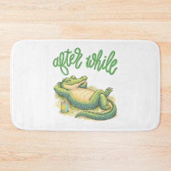 Item preview, After While Alligator, Beach Vacation, Summer Season, Funny Saying designed and sold by vintagearttee.
