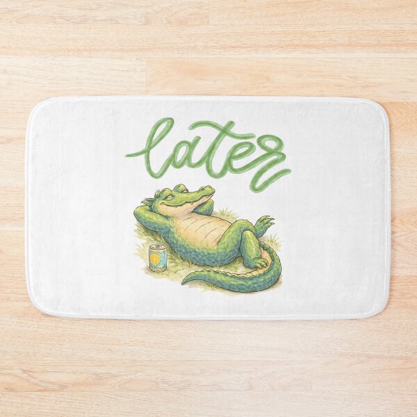 Item preview,  Later Alligator, Beach Vacation, Summer Season, Funny Saying designed and sold by vintagearttee.