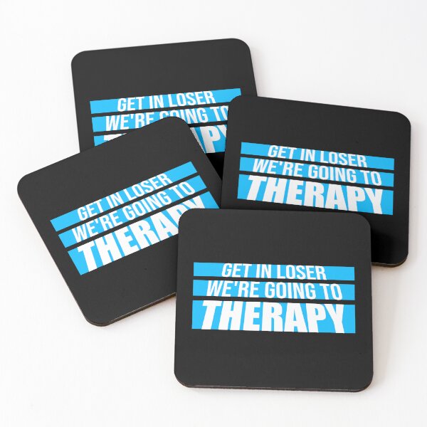 Item preview, Get In Loser We're Going To Therapy Funny Mental Health designed and sold by shirt-o-mat.