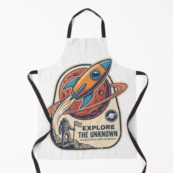 Item preview, Explore The Unknown Rocket Badge designed and sold by IllustrifyArts.