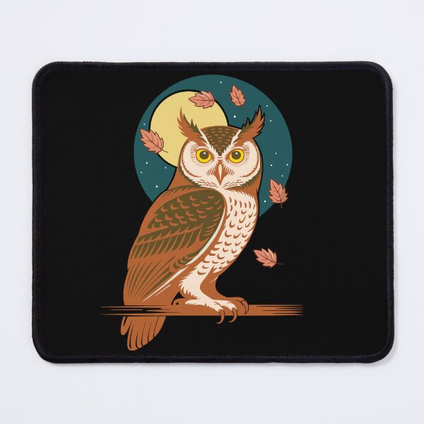 Item preview, Midnight Forest Owl - Warm Glow Dark Mode Design - Optimized for Dark Apparel designed and sold by ArthousePromos.