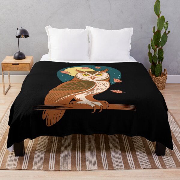 Item preview, Midnight Forest Owl - Warm Glow Dark Mode Design - Optimized for Dark Apparel designed and sold by ArthousePromos.