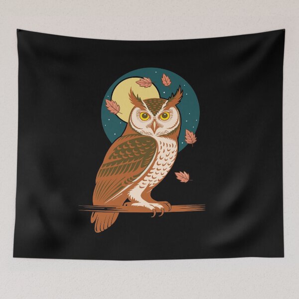 Item preview, Midnight Forest Owl - Warm Glow Dark Mode Design - Optimized for Dark Apparel designed and sold by ArthousePromos.