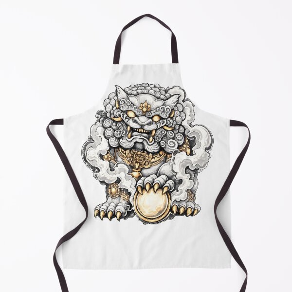 Item preview, Golden Guardian Lion Oriental Style designed and sold by HOPPER420.