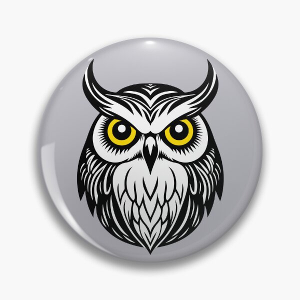 Item preview, Golden Eye Owl Portrait - Bold Graphic Nature Design designed and sold by ArthousePromos.