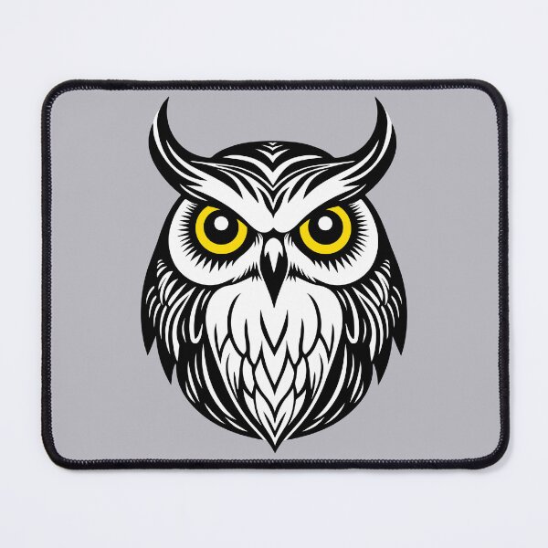 Item preview, Golden Eye Owl Portrait - Bold Graphic Nature Design designed and sold by ArthousePromos.