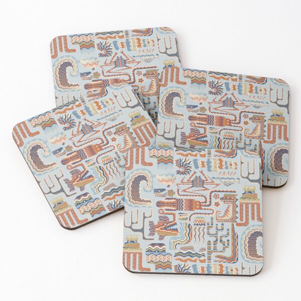 Item preview, Vintage Boho Geometric Fish Art designed and sold by Z&C.