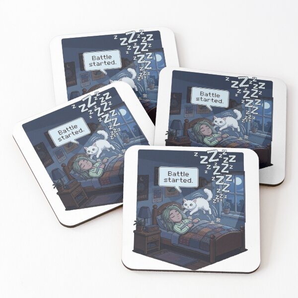 Item preview, Mother’s Day Midnight Battle Cat – Funny Pixel RPG Night Chaos designed and sold by PawMic.