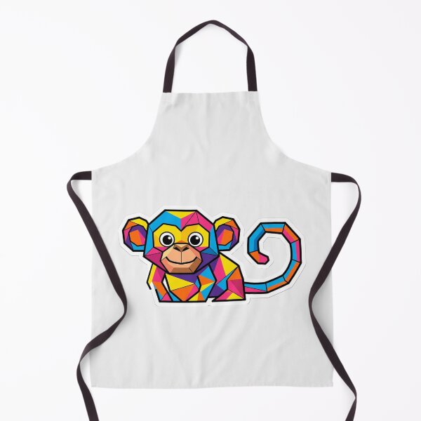Item preview, Bright Prismatic Monkey – Colorful Monkey Accessory for Students designed and sold by bsbd-action.