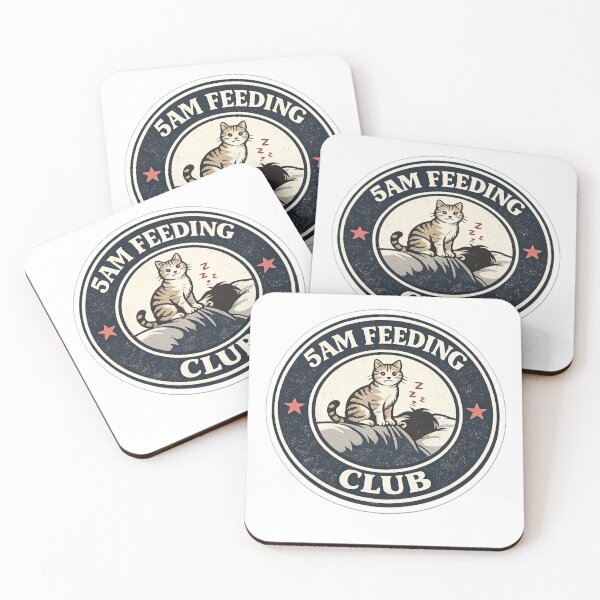 Item preview, 5AM Feeding Club Funny Cat Design designed and sold by EastEndTownie.