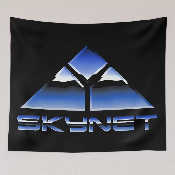 Item preview, Skynet Metallic Logo Terminator designed and sold by Power Up Prints.