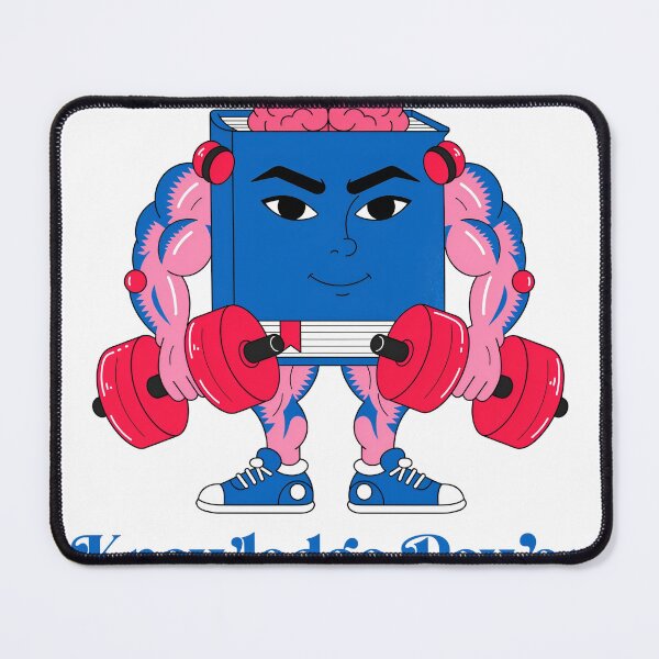 Item preview, A cartoon brain character lifting weights on transparent background designed and sold by Creative88Art.