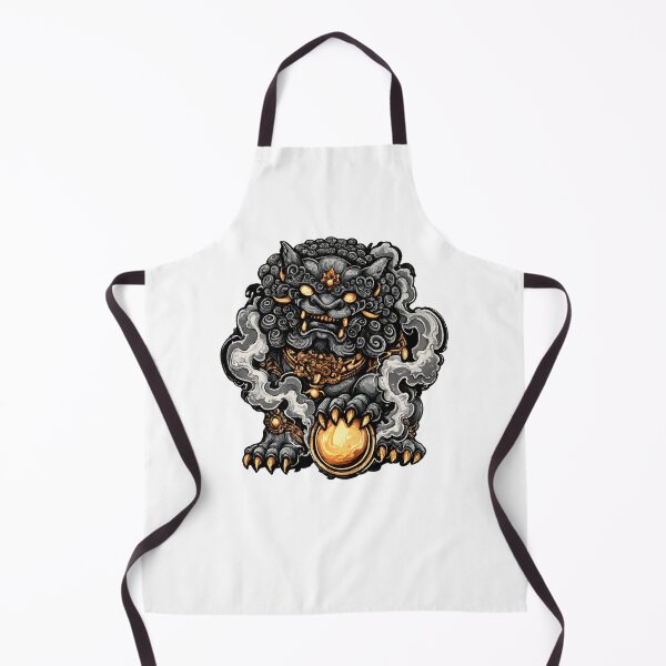 Item preview, Golden Guardian Lion Oriental Style designed and sold by HOPPER420.