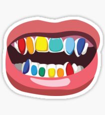 6ix9ine Grillz Sticker