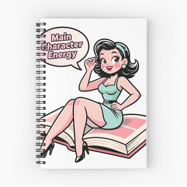 Item preview, A cartoon woman sitting on a book with a speech bubble on transparent background designed and sold by Creative88Art.