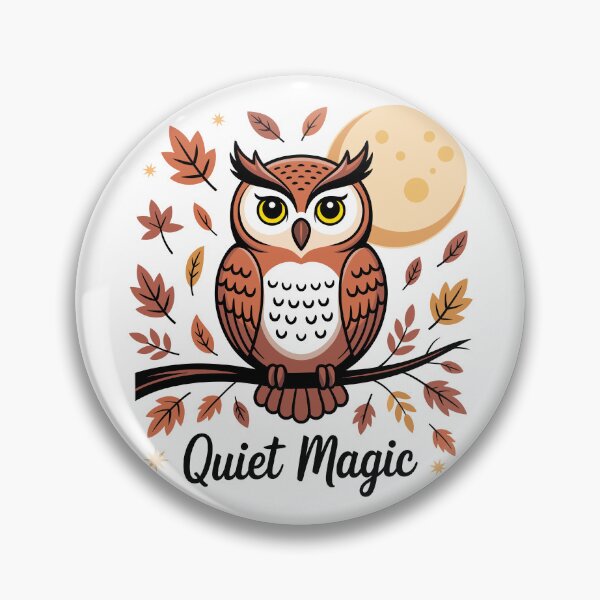 Item preview, Quiet Magic Owl - Whimsical Cottagecore Forest Art designed and sold by ArthousePromos.