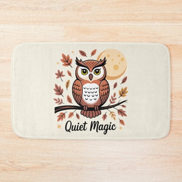 Item preview, Quiet Magic Owl - Whimsical Cottagecore Forest Art designed and sold by ArthousePromos.