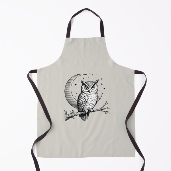 Item preview, Vintage Owl Etching - Dark Academia Botanical Print designed and sold by ArthousePromos.
