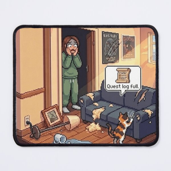 Item preview, Mother’s Day Cat Disaster Quest – Funny Pixel RPG Home Chaos designed and sold by PawMic.