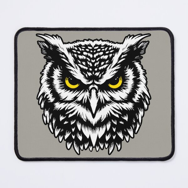 Item preview, Intense Great Horned Owl - Gritty Wildlife Graphic designed and sold by ArthousePromos.