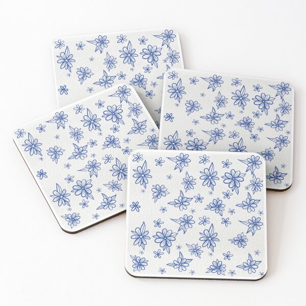Item preview, Blue Flowers designed and sold by CarrieBrose.