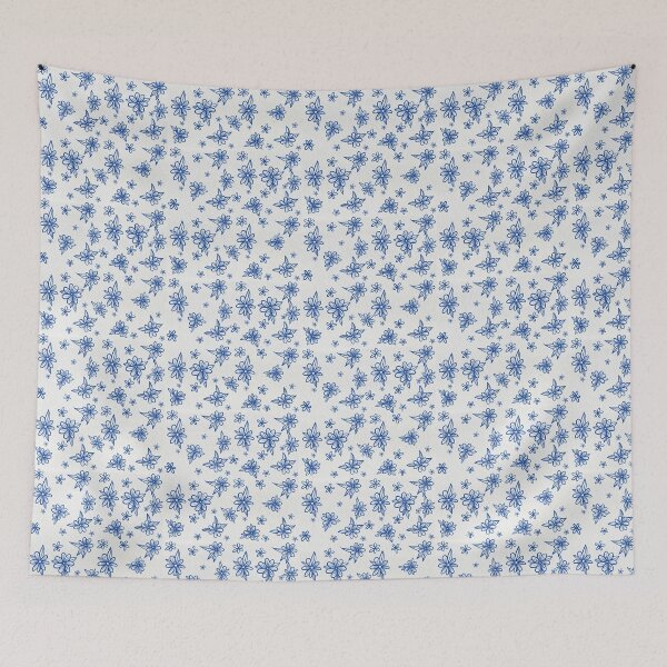 Item preview, Blue Flowers designed and sold by CarrieBrose.