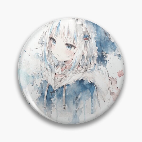 Item preview, Gura Watercolor Art designed and sold by ChromiraStudios.
